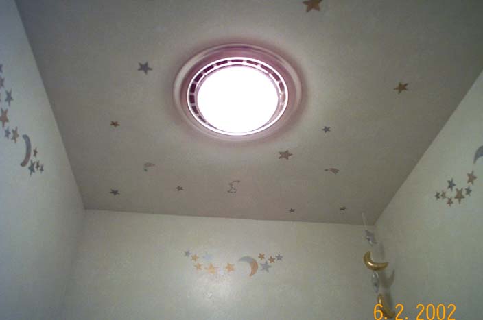 bathroom ceiling